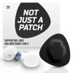 Original Patches for Freestyle Libre 1 & 2 | Medtronic | Lingo – Black – 20 pack