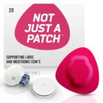 Original Patches for Freestyle Libre 1 & 2 | Medtronic | Lingo – Pink – 20 pack