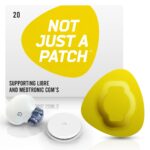 Original Patches for Freestyle Libre 1 & 2 | Medtronic | Lingo – Yellow – 20 pack