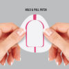 Hold and pull Dexcom or MiaoMiao Libre | Pink Patch
