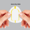 Hold and pull Dexcom or MiaoMiao Libre | Yellow Patch
