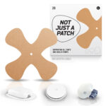 X-Patches for Freestyle Libre 1 & 2, Medtronic, Omnipod and Lingo – Beige – 20 pack