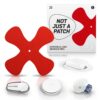 X-Patches for Freestyle Libre 1 & 2, Medtronic, Omnipod and Lingo - Red - 20 pack