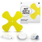 X-Patches for Freestyle Libre 1 & 2, Medtronic, Omnipod and Lingo – Yellow – 20 pack