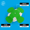 X-Patches for Freestyle Libre 1 & 2, Medtronic, Omnipod and Lingo - Green - 20 pack