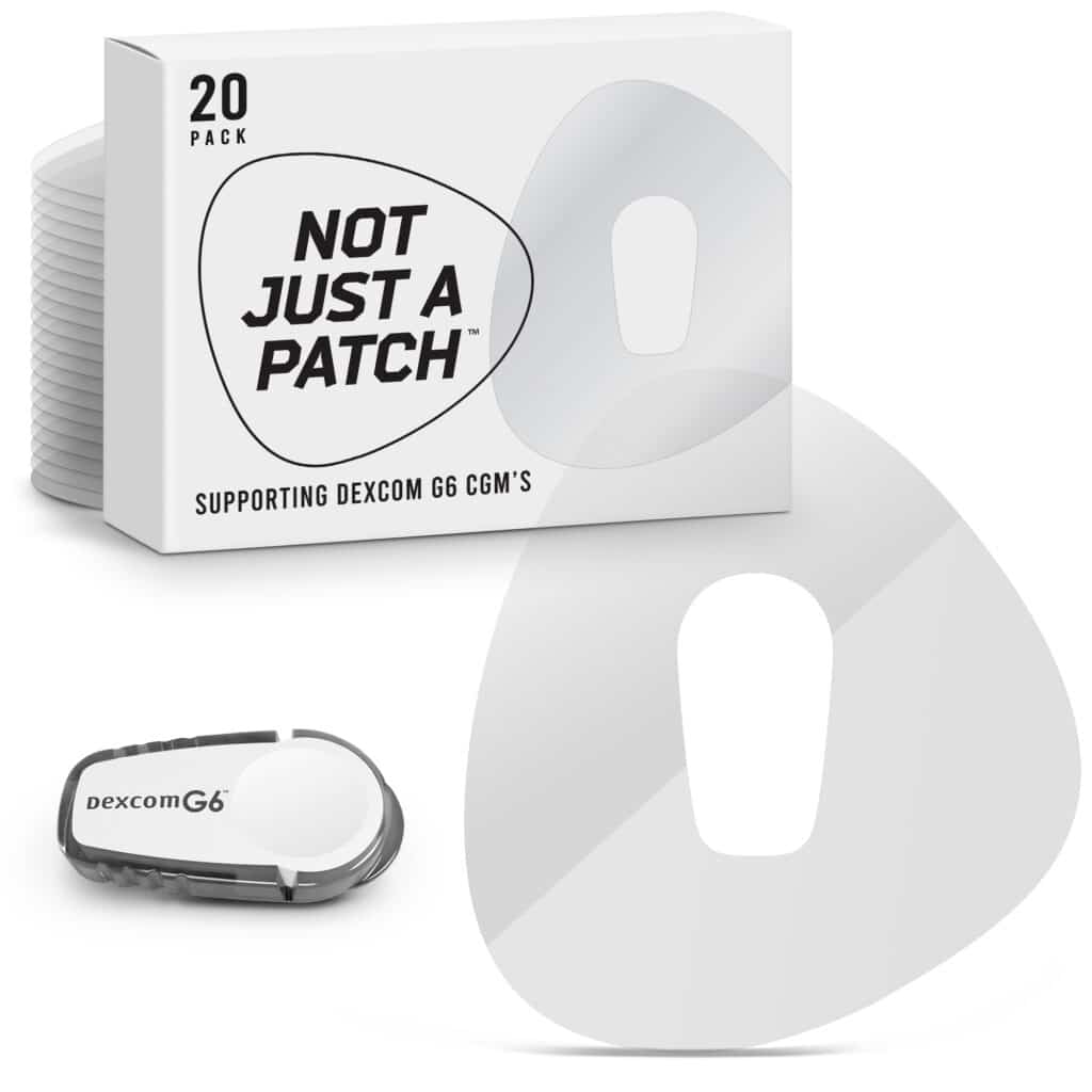 Clear patches for dexcom g6 20 pack not just a patch