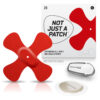 X-Patches for Freestyle Libre 1 & 2, Medtronic, Omnipod and Lingo - Red - 20 pack