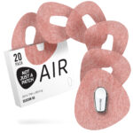 Air Patches for Dexcom G6 – Brown – 20 pack