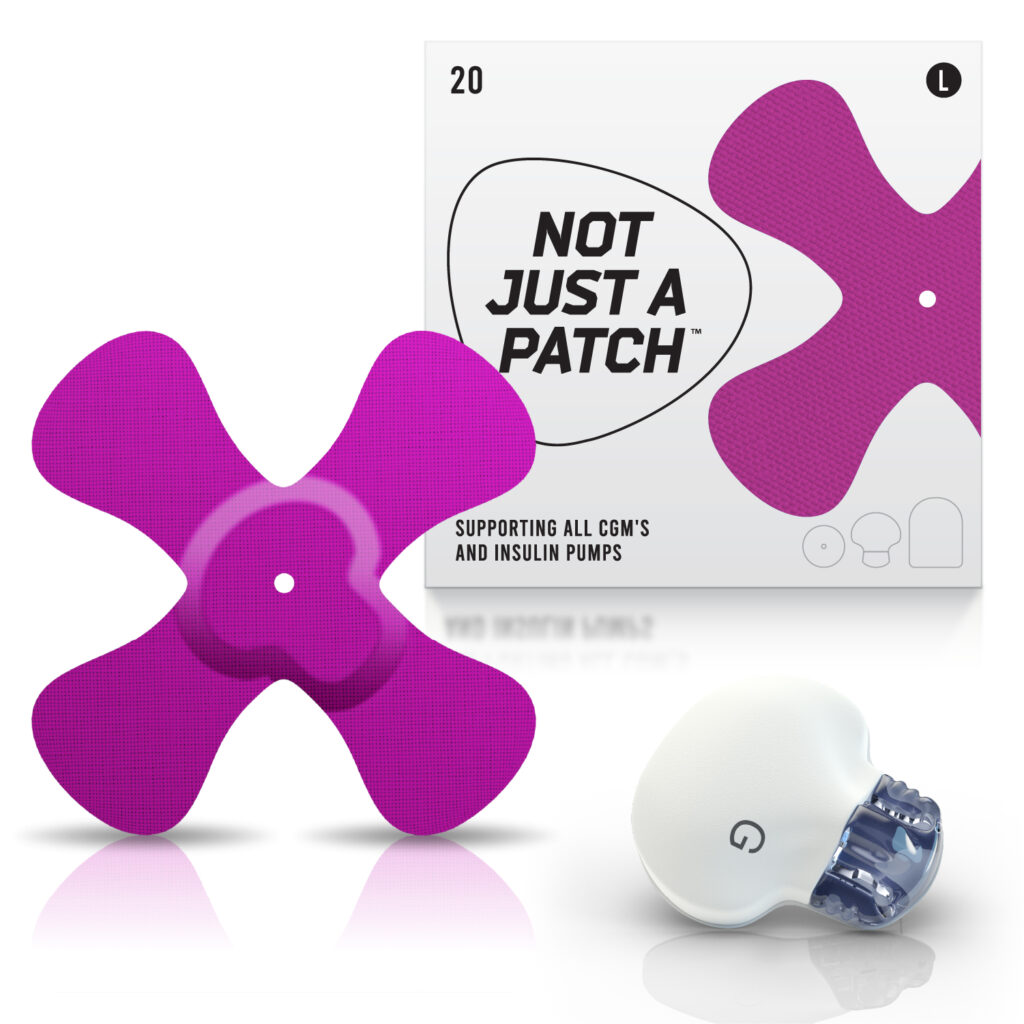Buy Purple X-Patches for CGMs [20 Pack] | Not Just a Patch