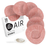 Air Patches for Dexcom G7, ONE+, Stelo CGM – Brown – 20 pack