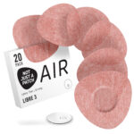 Air Patch for Freestyle Libre 3 – Brown – 20 Pack
