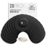 Original Patches for Dexcom G7, ONE+, Stelo CGM | Black – 20 pack