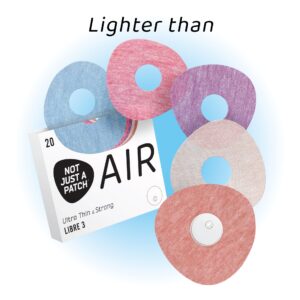 Air Patches Cutout for Libre 3 - Multicolor - 20 pack