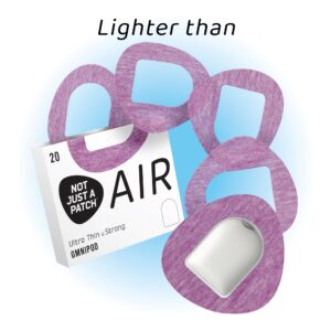 Air Patches Cutout for Omnipod - Purple - 20 pack