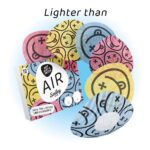 Air Smiley Patches for Dexcom G7, Freestyle Libre 3 – Multicolor – 10 pack