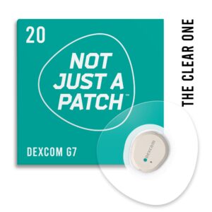 Clear Patches Cutout for Dexcom G7 - 20 pack