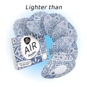 NJAP x Thrivabetic - Air Patches for Freestyle Libre 3 | Mediterranean Mosaic Blue | 10 packs