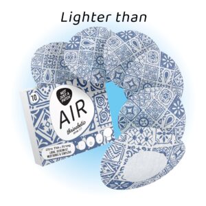 NJAP x Thrivabetic - Air Patches for Freestyle Libre 1 & 2 | Dexcom G7 | Medtronic | Lingo | Simplera | Mediterranean Mosaic Blue | 10 packs - Medtronic Simplera