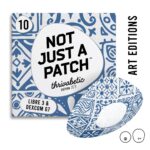 NJAP x Thrivabetic – Original Patches for Dexcom G7, Libre 3, ONE+, Stelo CGM | Mediterranean Mosaic Blue  | 10 packs