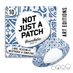 NJAP x Thrivabetic – Original Patches for Dexcom G7 | Freestyle Libre 1 & 2 | Medtronic | Lingo | Simplera |  Mediterranean Mosaic Blue | 10 packs