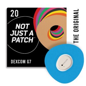 Original Patches Cutout for Dexcom G7 - Multicolor - 20 pack