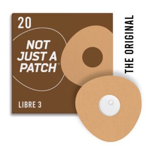 Original Patches Cutout for Libre 3 - Beige - 20 pack