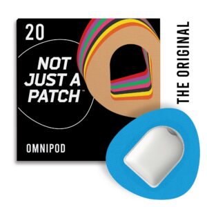 Original Patches Cutout for Omnipod - Multicolor - 20 pack