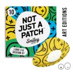 Original Smiley Patches for Dexcom G7, Freestyle Libre 3 – Multicolor – 10 pack